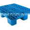 HDPE Or PP Rack Factory Euro Plastic Pallet Mesh Three Skids in warehouse