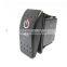 Rocker Switches With POWER LIGHTS Red