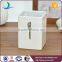 3pcs white slivery cutlery decal embossed ceramic cutlery holder