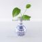 China suppliers custom wholesale blue white porcelain vase, ceramic flower vase