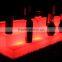 remote control glowing stairled wine storage rack