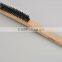 2016 the newest US style Steel Wire brass wire scratch brushes with wooden handle
