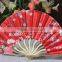 Handcrafts bamboo hand folding fan