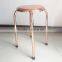 Factory cheap price rose gold metal bar stool Outdoor or home goods bar stools