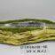 decoration diamond shaped green moss and sisal pot