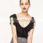 Ballering Adult Bodysuit With Tulle Frill Sexy Summer Cheap Wholesale Bodysuit for Women