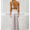 2016 split front design light weight pants with the matching crop top