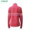 Custom Zip-up slim windbreaker sport long sleeve womens running jacket
