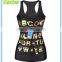 dri fit tank top fashion printing design