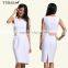 Popular Polyester Crop Top Skirt Set,crop Top Two Pieces for Ladies