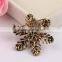 zm53215a Christmas snow brooch fashion christmas decorate jewelry snow crystal accessory