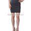 New Design Stretch Fabric Simple Cotton Mini Skirt Basic Plain Skirt