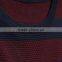 contrast color wide striped long sleeve waffle-knit pullover sweater