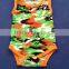 LY-145 high quality baby boutique camouflage rompers organic cotton infant jumpsuit