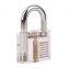 Transparent High quality Beautiful Design Modern style Visible Cutaway Practice Padlock Lock Training Skill