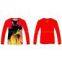Brand Sublimation Digital Printing Men's Cotton Casual T-shirts Personal Heat Transfer Long-sleeved Quick-dry Clothes