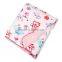 green elephant double layer fleece baby blanket