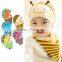 hot selling winter cotton cartoon bee baby beanie hat