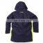 Arc flash protective flame resistant jacket suit in electrical shock proof flame retardant workwear clothing