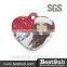 JS Coatings Sublimation Heart Cermaic Ornament H014