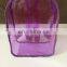 Cheap Purple Transparent Promotional PVC Backpack for school
