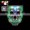 Customized logo Halloween light up skull mask