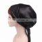 Lady Bow-headscarf Cap Silk Chemotherapy Cap Long Tail Braid Hat