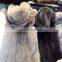 Silver fox fur coat hooded stripe medium-long vest large size women