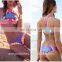 2016 Sexy Womens Push-up padded Bikini Set Triangle Swimsuit