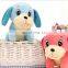 Cheap plush toy promotional stuffed dog cute puppy keychain