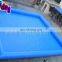Light blue color square inflatable water pool for Amusement park