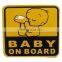 Good promotion item custom baby car sign for sales