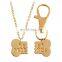  china custom gold plating metal military army dog tag