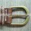 professional double pin belt buckle wholesaler/make metal belt buckles with alloy material
