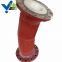 wear resistant Alumina ceramic pipe fitting elbow in mining industry