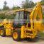 China factory hydraulic WZ30-25 small backhoe loader