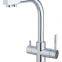 Three Ways Brass Kitchen Mixer