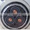 3.6/6kv-26/35kv Three cores XLPE insulated copper tape shielding PVC sheathed steel wire armoured power cable