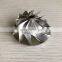 GT15-25  36.30/49.00mm 11+0 blades high performance turbo milling/aluminum 2618/billet compressor wheel