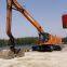 52 Ton Crawler Material Handling Machine for Ports YGSZ520-8 Loader Cranes with 3m3 Grab