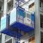 Professional supplier SC200/200 two cages 0-33m/min used construction elevator