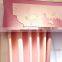 Popular pink carton design living kids room curtain