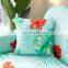 Green Flower Stretch Sofa Slipcover Polyester Spandex Fabric Couch Covers Sofa Furniture Protector (2 Seat)