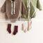 Korean children's clothing for fall/winter 2020 hot models for men and women, cute bear terry sweater, baby jumpsuit