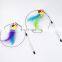 HQP-DMB04 HongQiang Wire Crystal Tube Plush Ball Feather Tassel Cat Teaser Cat Wand Stick Interactive Cat Toy