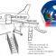 Airplane slide for kids, giant outdoor playground with CE