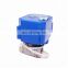 brass MINI electric motor ball valve/ motorized ball valve 1"