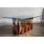 rectangle tempered glass with beveled edge     tempered glass top coffee table