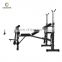 Foldable Indoor Fitness Home Gym multi function weight bench for Strength Training