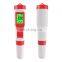TDS/EC/pH Meter with temp water pH meter 4 in 1 pH and conductivity moisture temperature sensor